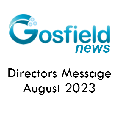 Message From The Board, August, 2023