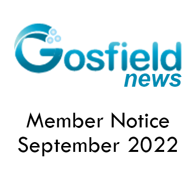 Member Notice - September 2022